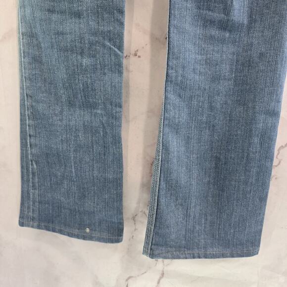 7 For All Mankind Jeans Womens 26 Y2K Light Wash Mid Rise Boot Denim Vintage - Picture 9 of 14